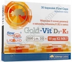 Olimp Gold-Vit D3 2000 j. m. +K2 kaps.  30kap