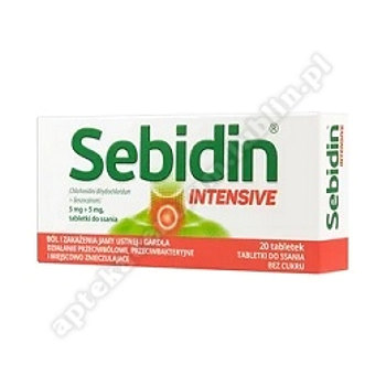 Sebidin Intensive tabl. dossania 5mg+5mg 20