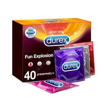 Durex prezerwatywy  Fun Explosion 40 szt. 