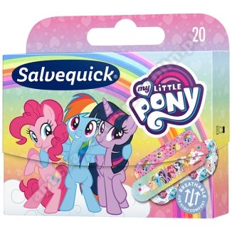 Plast.  Salvequick My Little Pony 1op. (20sztuk)