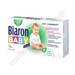 Biaron Baby 12m+ krople wyciskane z kapsułki 30 szt.  *