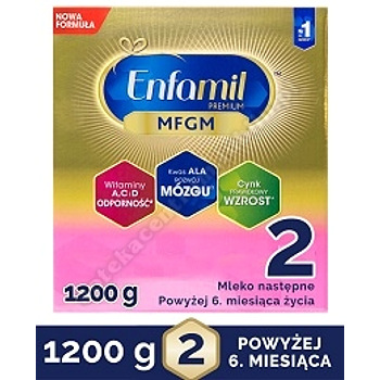 ENFAMIL PREMIUM MFGM 2  mleko prosz.  1200g