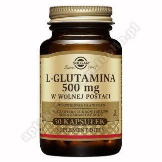SOLGAR L-Glutamina w wolnej postaci kaps.