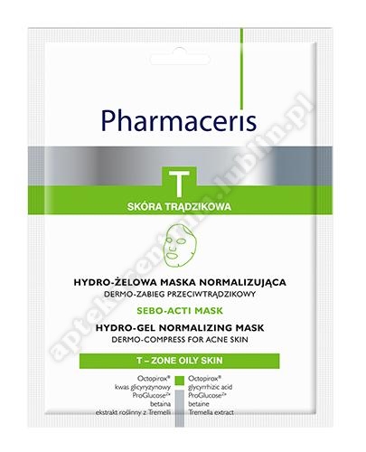 PHARMACERIS T SEBO-ACTI MASK hydro-żelowa