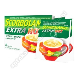 Scorbolamid EXTRA Hot gran. do sp. zaw. doust. 8 sasz