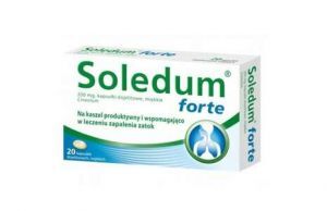 Soledum Forte kaps. dojel. miękkie 0, 2g 20 kaps. 