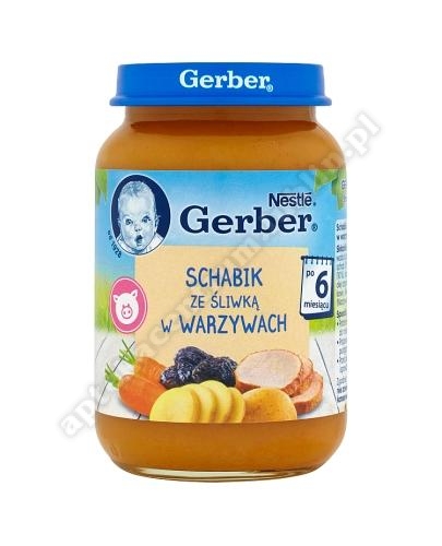 GERBER Schab ze śliwką w warzywach po 6 miesiącu - 190 g