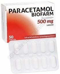 Paracetamol Biofarm tabl.  0, 5 g 50 tabl. 