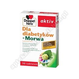 Doppelherz aktiv Dla diabetyków + Morwa 30 tabl.