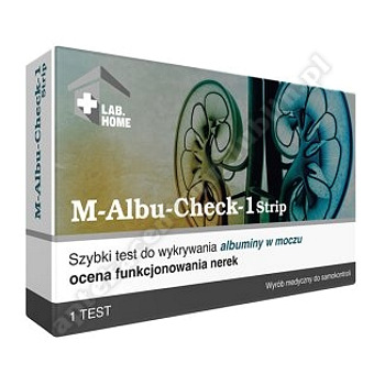 Test na albuminę w moczu  M-ALBU-Check-1 sztuka