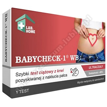 Test ciążowy z krwi BABYCHECK-1 WB 1szt.