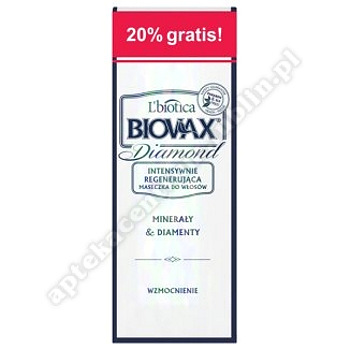 BIOVAX Biovax Glamour maseczka do włosów Diamond 125ml-d. w. 2021. 05. 31