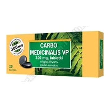 Carbo medicinalis VP tabl. 0,3g 20tabl.