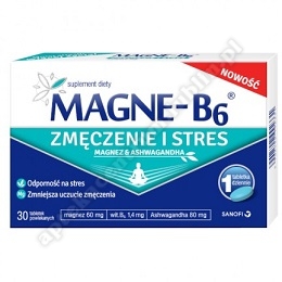 Magne-B6 Zmęczenie i Stres tabl.powl. 30 tab
