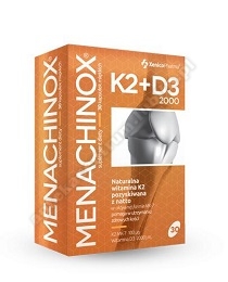 Menachinox K2 + D3 2000 kaps. 30 kaps.