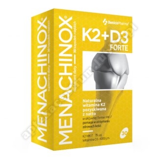 Menachinox K2+D3 Forte kaps.miękkie 30kaps