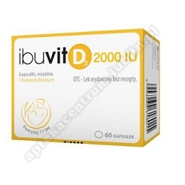 Ibuvit D3 2000 IU kaps. miękkie 2000I. U.  60 kaps. 