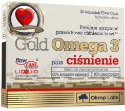 OLIMP Gold Omega 3 plus ciśnienie kaps.  30 kaps. 