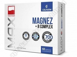 Magnez + B Complex tabl.powl. 60 tabl.