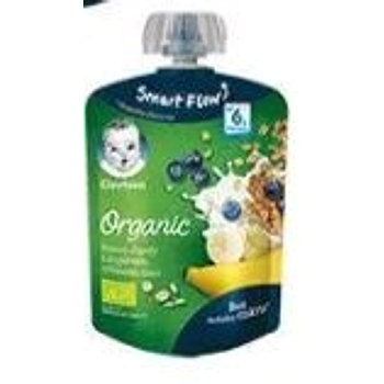 Gerber Organic Banany jagody z jogurt i płatkami zbóż 90 g-2021. 11