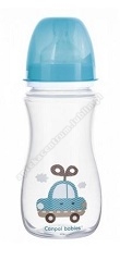 Canpol Babies Butelka szerokootworowa antykolkowa EasyStart 35/222, niebieska - 300 ml