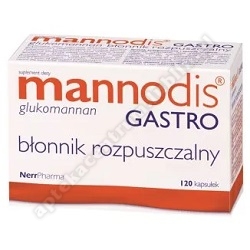 Mannodis GASTRO kaps. twarde 120 kaps.  *