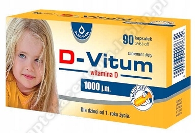 D-Vitum witamina D 1000 j. m.  twistoff 90 kaps. 