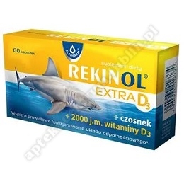 Rekinol Extra D3 kaps. 60 kaps.