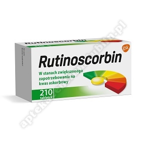 Rutinoscorbin tabl.powl. 0,1g+0,025g 210 tab