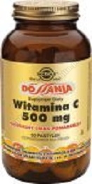 SOLGAR Witamina C 500 mg smak pomarańczowy 90 pastyl. -data waznosc 31. 08. 2024
