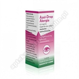 Azel-Drop Alergia krop.dooczu,roztw. 0,5mg-data waznosci 30.03.2024