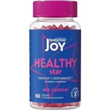 BODYMAX JOY Healthy Star żelki 60 szt+. joy happy 3 zelki gratis !!!