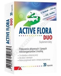 Active Flora DUO kaps. 20 kaps.-data waznosci 31.08.2023
