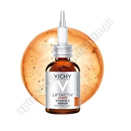 VICHY Liftactiv Supreme Vitamin C Serum rozś. z 15% z  C 20 m+VICHYL ROSE PLATINIUM Krem 15 ml Grati