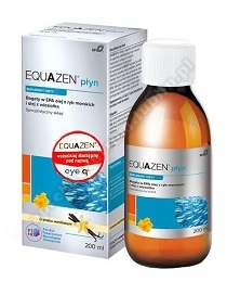 Equazen płyn o smaku waniliowym 200 ml+żel do dezynfekcji gratis !!!