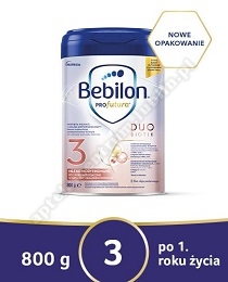 Bebilon Profutura DUO BIOTIK 3 mleko modyfikowane, po 1 roku prosz. 800g