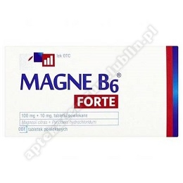 Magne B6 Forte tabl.powl. 0,1g+0,01g 100 tab.