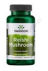 SWANSON Reishi Mushroom 60 kapsułek na odporność