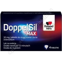 DoppelSil MAX tabl. dorozgryz. iżucia 0, 05g 4 tabl