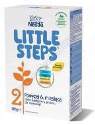 NESTLE MLEKO LITTLE STEPS 2 prosz. 500 g+NANCARE VITAMIN D krople 0,2 ml 5 ml GRATIS