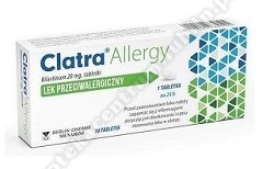 Clatra Allergy tabl. 0,02 g 10 tabl.