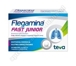 Flegamina Fast Junior 4 mg 20 tabl.  d. w.  31. 07. 2024