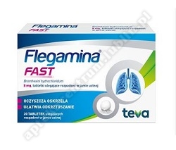 Flegamina Fast 8 mg 20 tabl