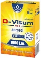 D-Vitum witamina D 1000 j.m. aerozol płyn  6ml