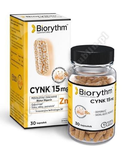Biorythm Cynk 15 mg kaps. 30 kaps.-data waznosci  30.12.2024
