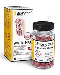 Biorythm Witamina B12 Max kaps. 30 kaps.