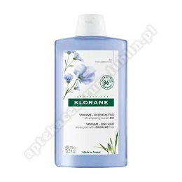 KLORANE szampon z ORGANICZNYM Lnem 400 ml