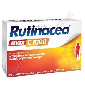 Rutinacea MAX C 1000 tabl. 30 tabl.
