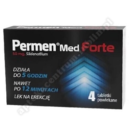 Permen Med Forte tabl. powl.  50 mg 4 tabl. 