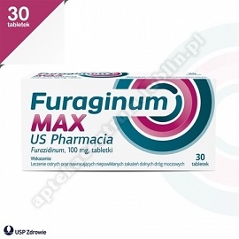 Furaginum Max US Pharmacia tabl. 100mg 30 tabletek